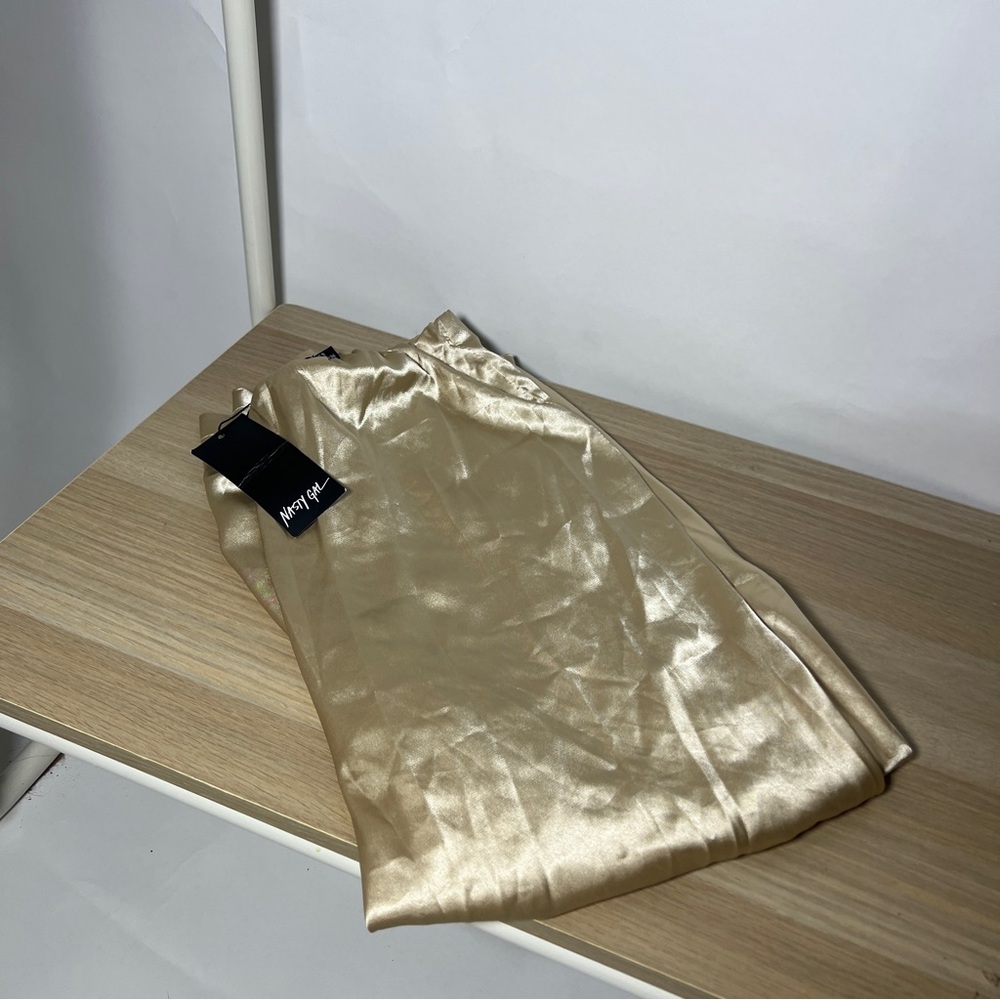 NWT NastyGal Silk Skirt